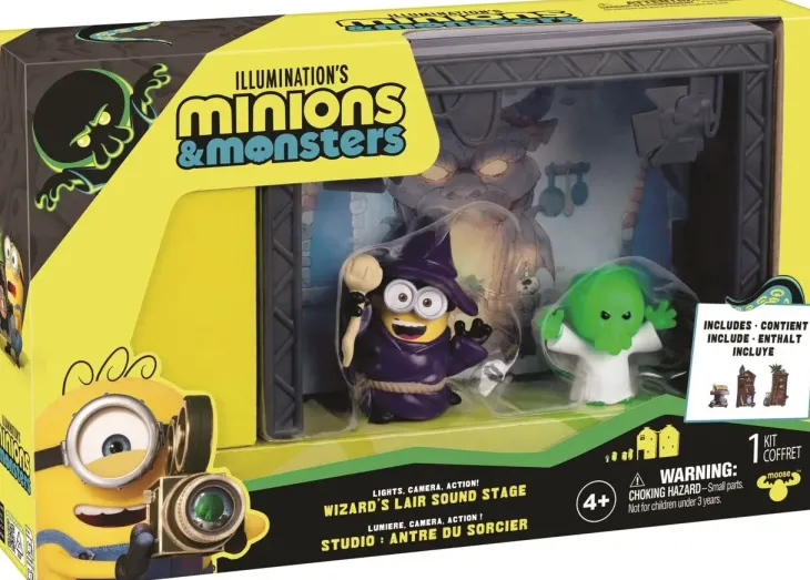 Minions monsters wizards lair stage set