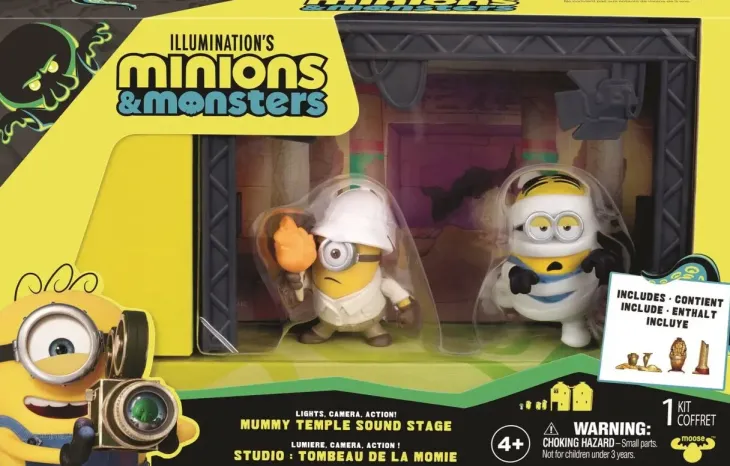 Minions monsters wizards lair stage set