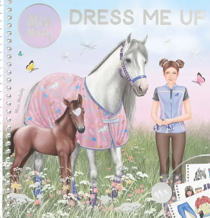 Miss melody dress me up tarrakirja