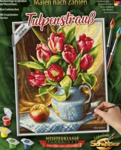 Mnz numeromaalaus a bunch of tulips