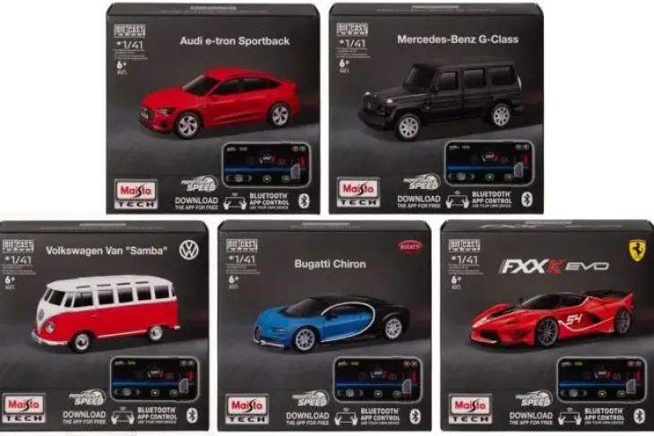 Mt bluetooth r/c mini metalli auto