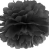 Musta pompom 25 cm