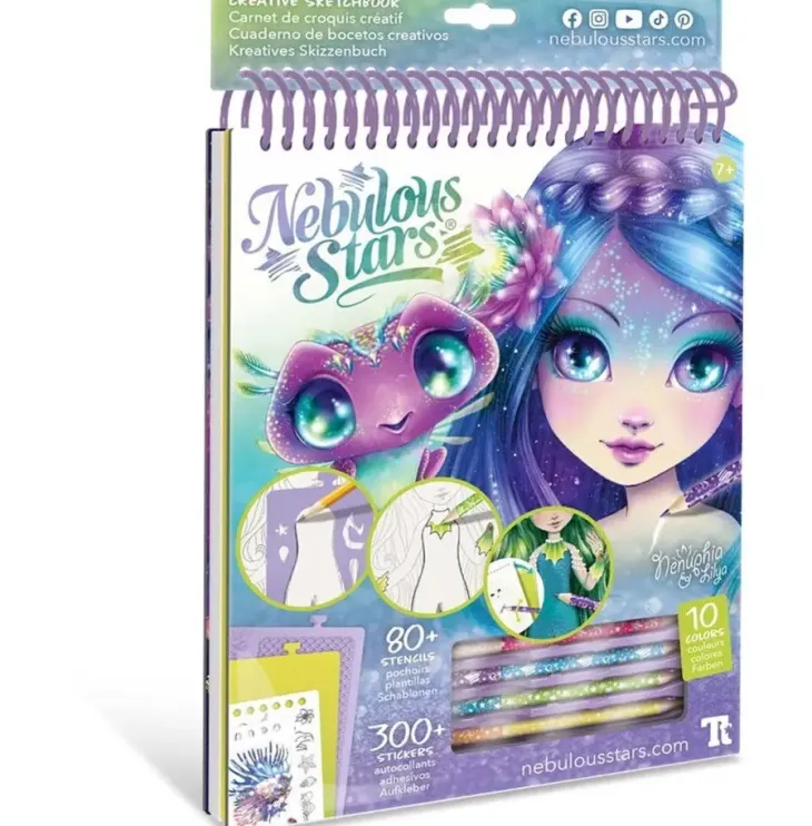 Nebulous stars creative sketchbook