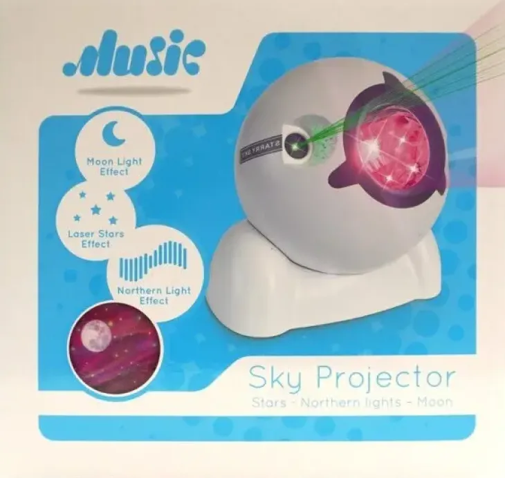 Nordic lights stars projektori