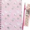 Notebook kissa ja tarvikkeita
