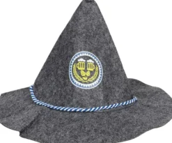 Oktoberfest hattu harmaa