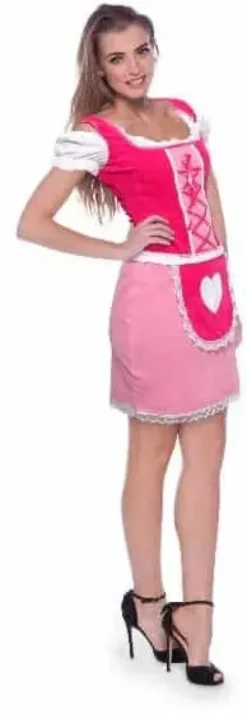 Oktoberfest mekko pinkki s/m
