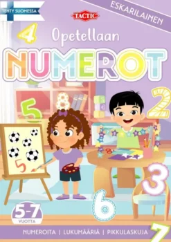 Opetellaan numerot puuhakirja
