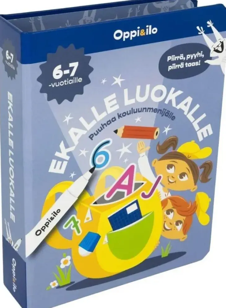 Oppi ja ilo ekalle luokalle puuhakortit