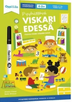 Oppi ja ilo pyyhittävä viskari edessä