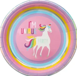 Pahvilautanen yksisarvinen 23cm