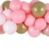 Pallokaari pinkki 200cm 60kpl