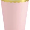 Paperimukit pinkki/kulta 6kpl