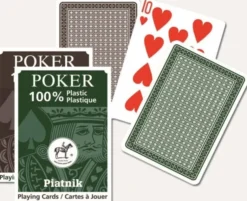 Pelikortit poker muovia