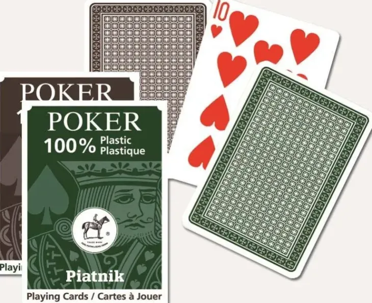 Pelikortit poker muovia