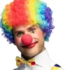 Peruukki clown curly multicoloured