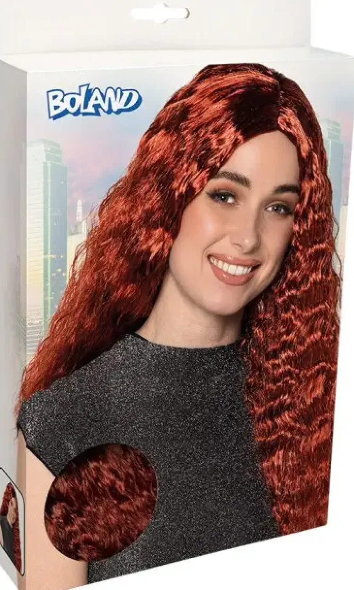 Peruukki ginger laineilla