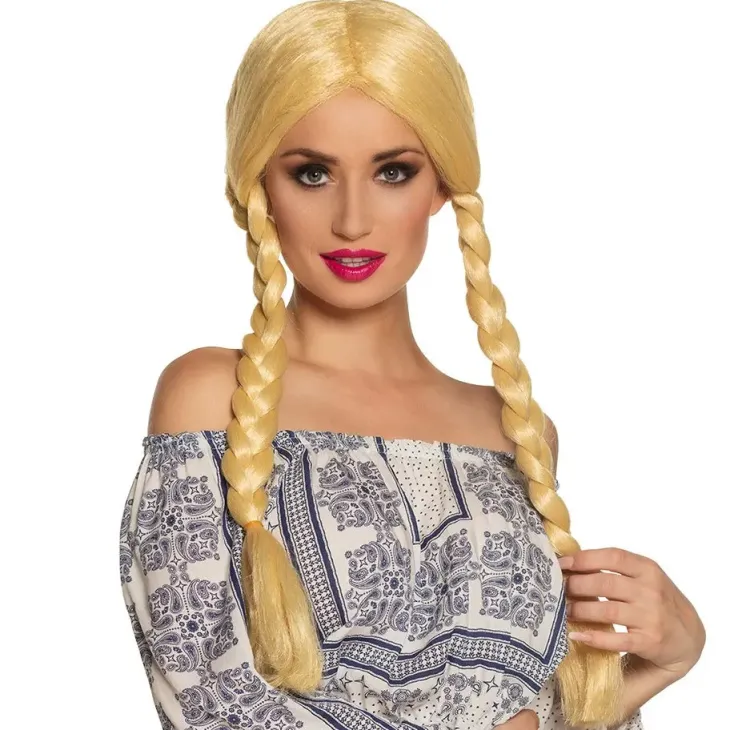 Peruukki letit blondi