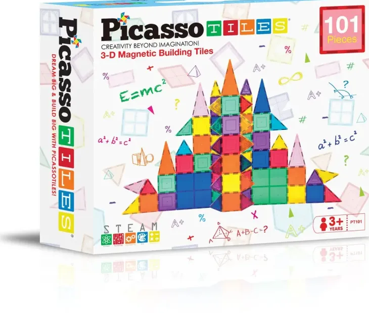 Picasso magnetic tiles 101 pieces