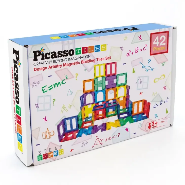 Picasso tiles magneettirakentelu 42 osaa