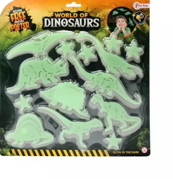 Pimeässä hohtavat dinosaurukset