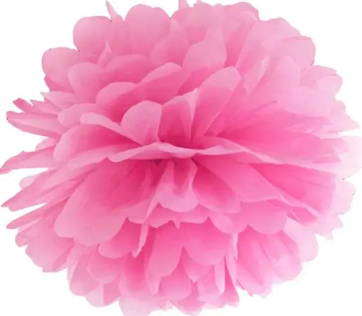 Pinkki pompom 35cm