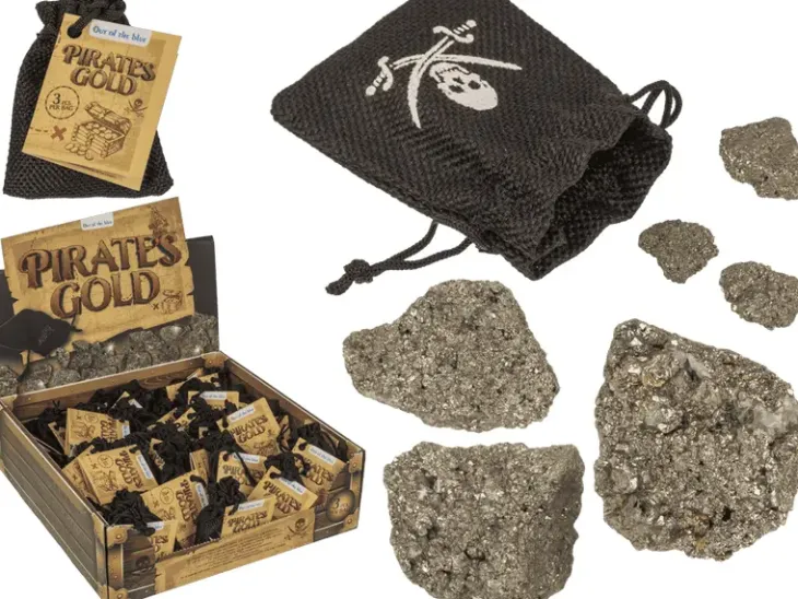 Pirates pyrite stones 3 pcs