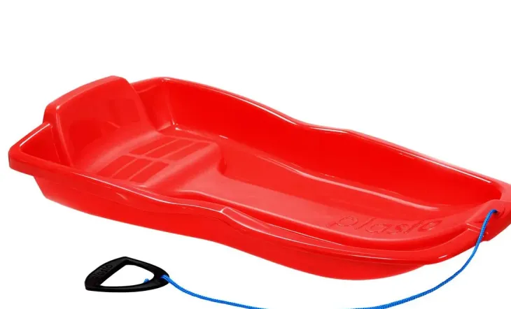 Plasto pulkka punainen