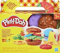 Play-doh food shapes hampurilainen