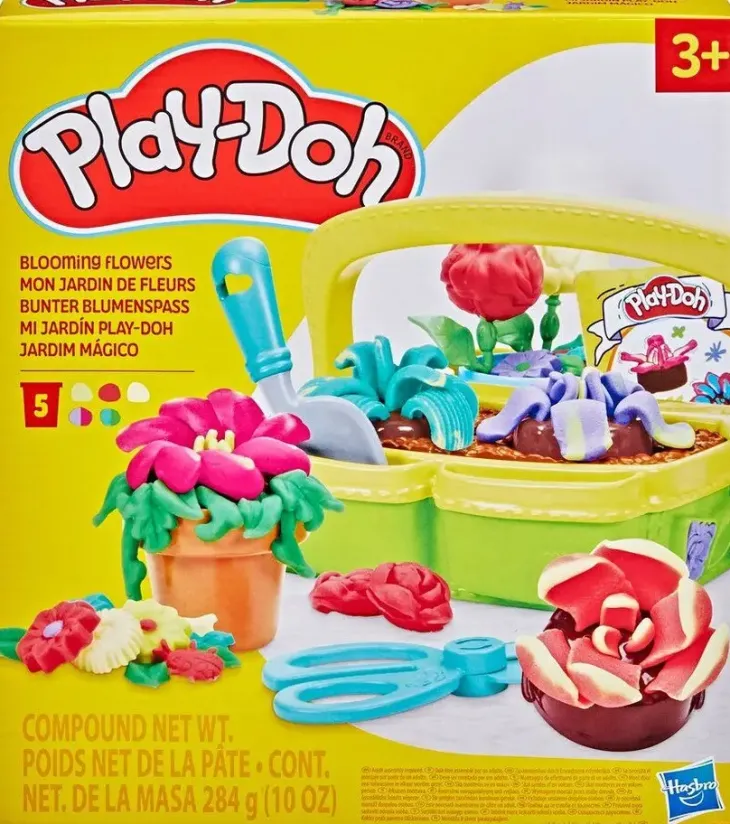 Play-doh kukkivat kukat leikkisetti