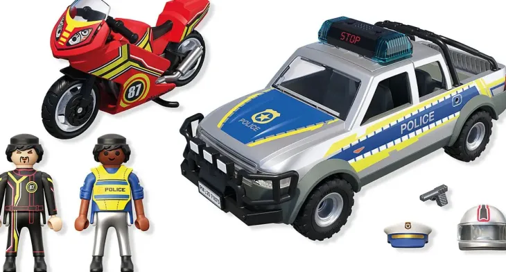 Playmobil 71875 poliisiauto ja mopo