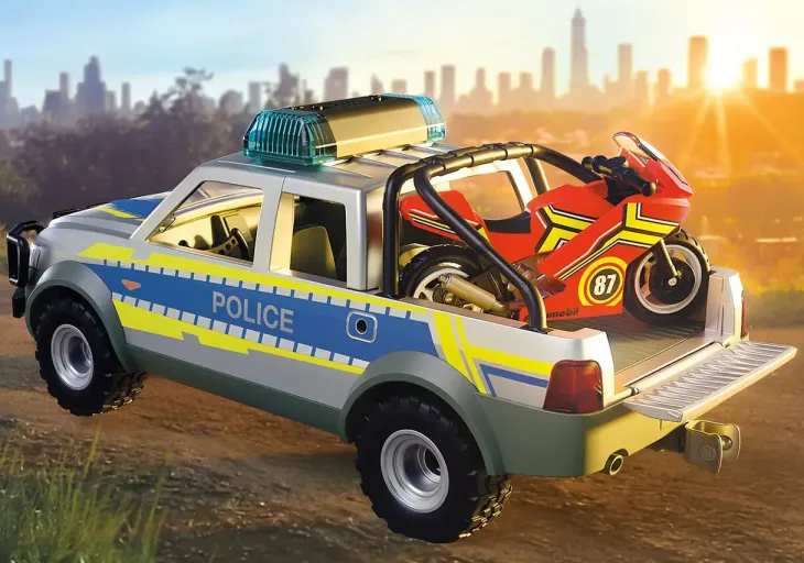 Playmobil 71875 poliisiauto ja mopo