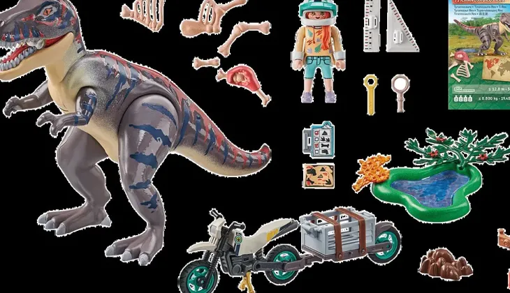 Playmobil 71524 t-rex metsästys
