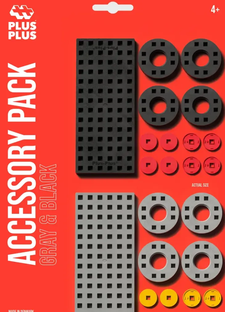 Plus plus accessory pack harmaa ja musta