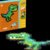 Plus plus puzzle by number t-rex 250p
