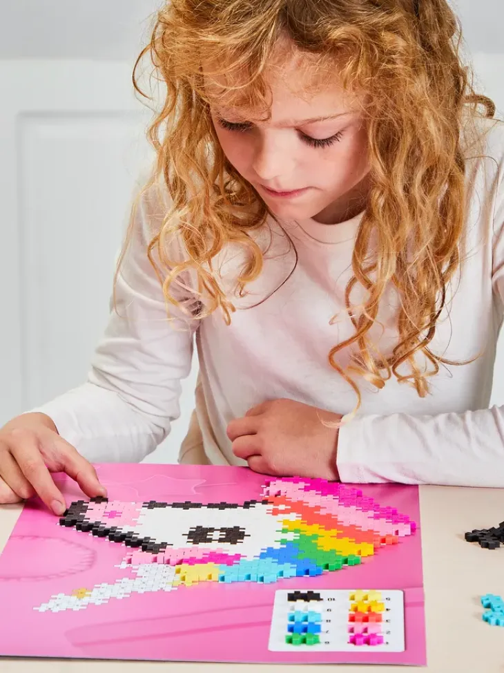 Plus plus puzzle by number unicorn 250 p