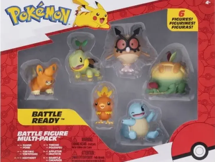 Pokemon battle figure 6 pk