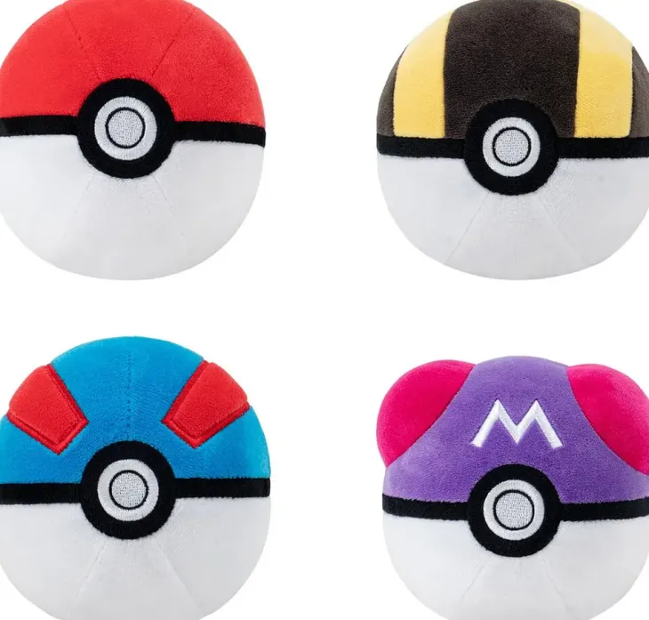 Pokemon plush pokeball