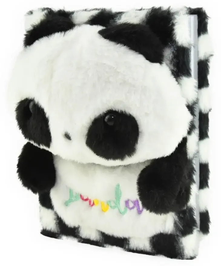 Pörröinen muistikirja panda