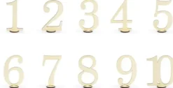 Puiset pöytänumerot 10.5cm 10kpl / 1pkt