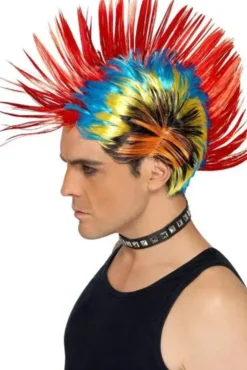 Punkkarin irokeesi peruukki