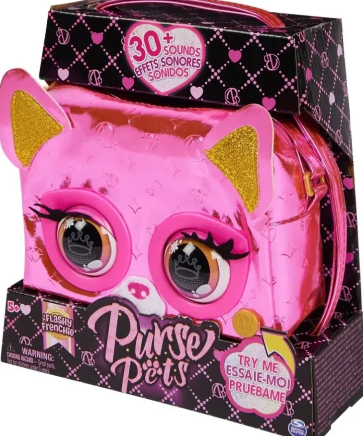 Purse pets metallic magic frenchie