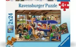 Ravensburger airplane & train 2x24p