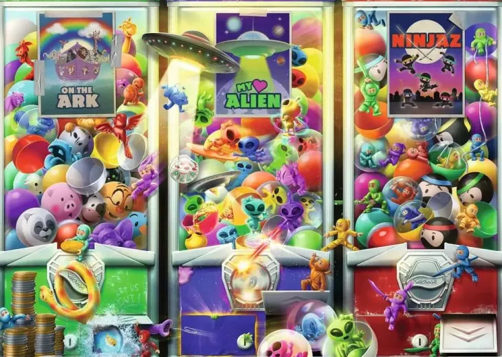 Ravensburger animals aliens ninjas 1000p