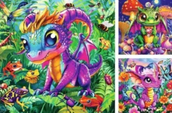 Ravensburger baby garden dragons 3×49p