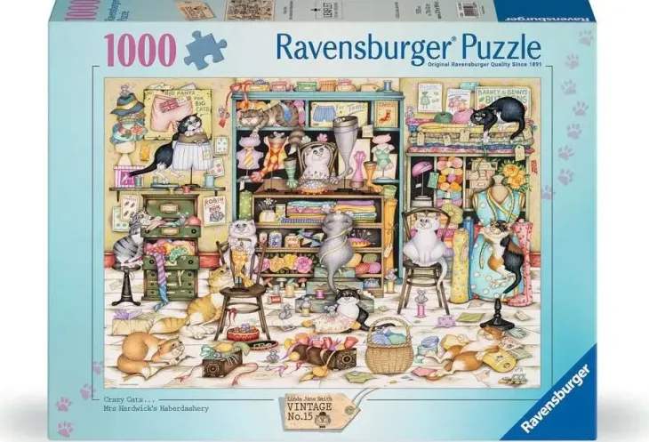 Ravensburger crazy cats 1000p