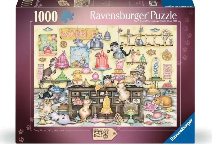 Ravensburger crazy cat's: the jelly shop 1000p