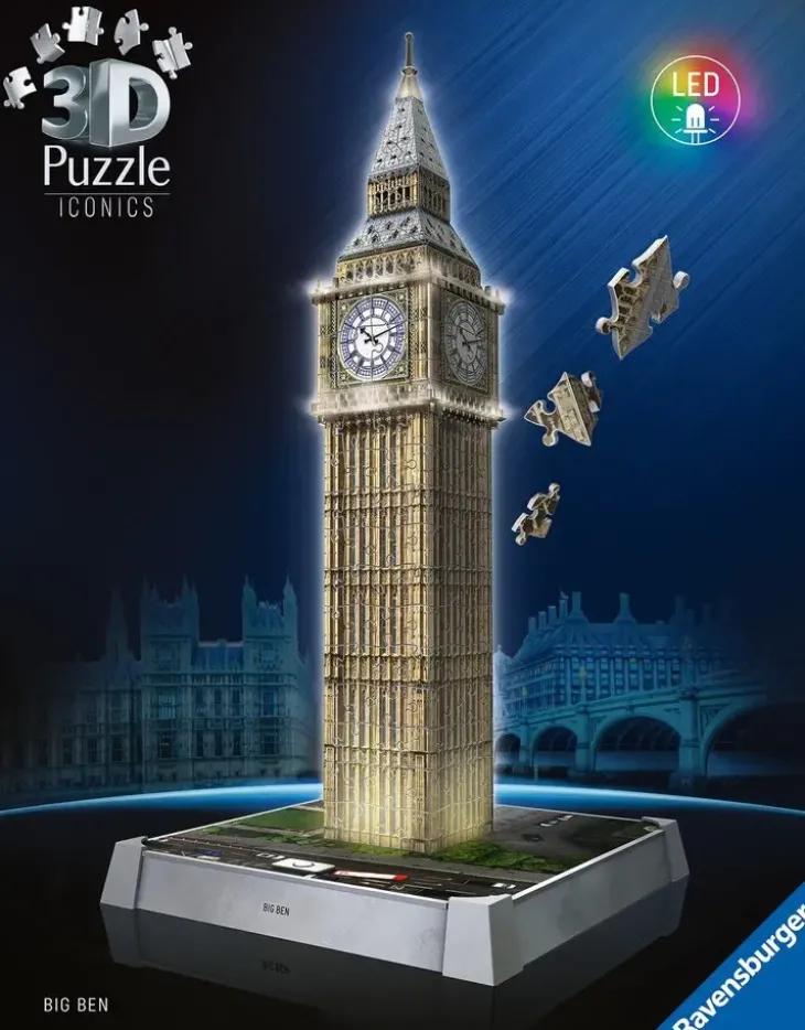 Ravensburger 3d big ben with light 216p