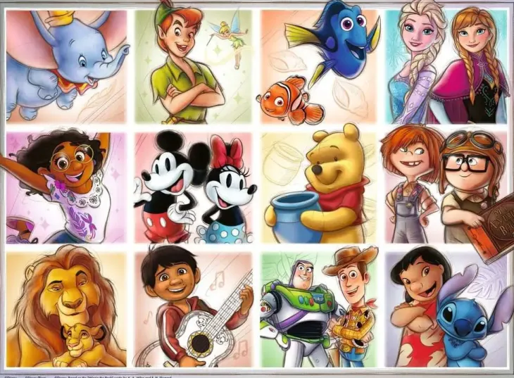Ravensburger disney multicharacter 100p