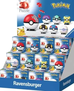 Ravensburger 3d pokemon pallo punainen